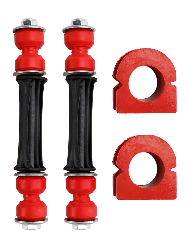 Cadillac K700538 4pc Front Suspension Stabilizer Link & Bushing Kit