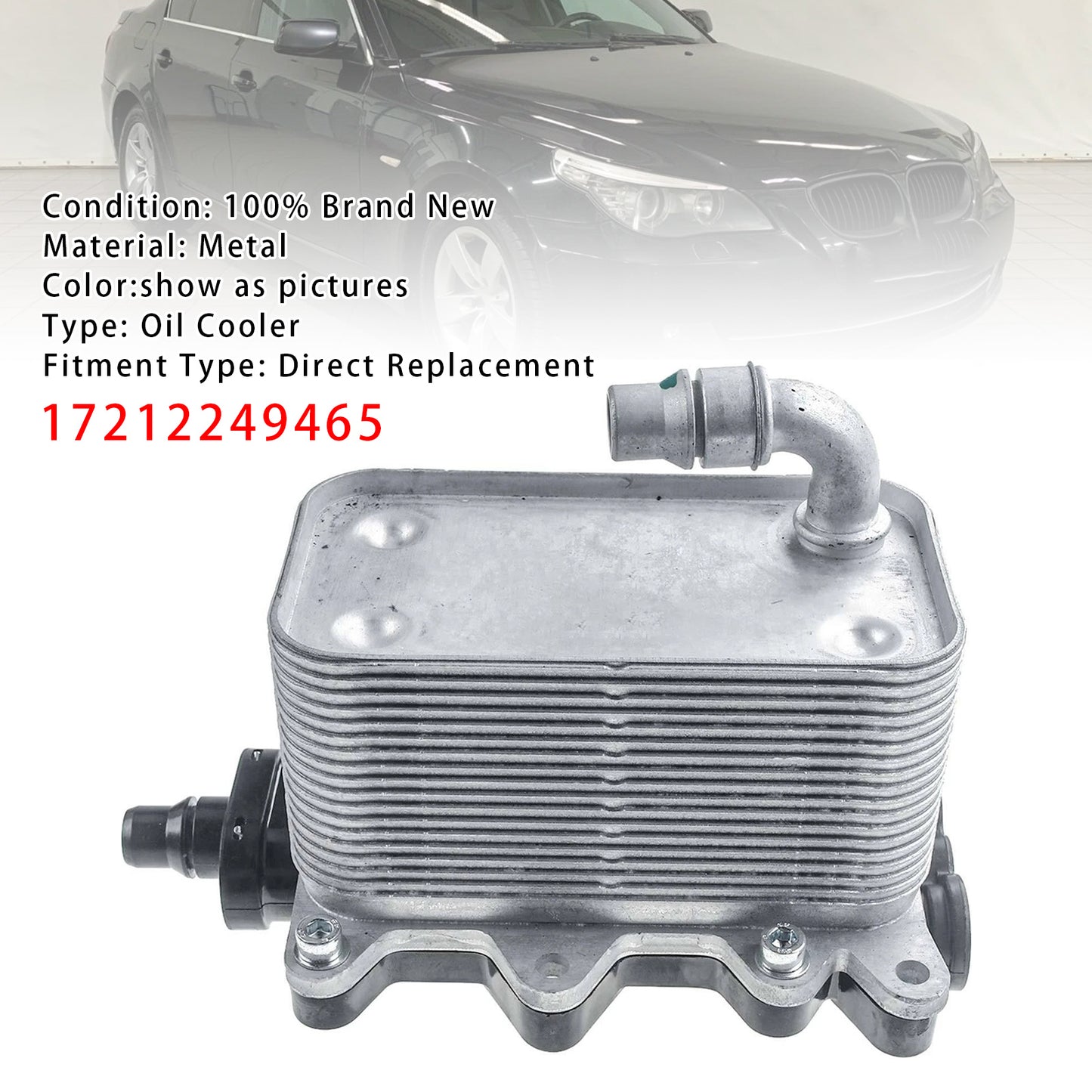 BMW 5 Series E60 E61 520d-535d 6 Series 7 Series 17212249465 Oil Cooler Engine Oil