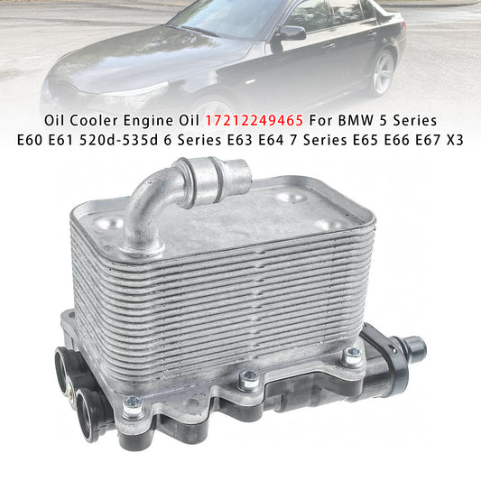 BMW 5 Series E60 E61 520d-535d 6 Series 7 Series 17212249465 Oil Cooler Engine Oil