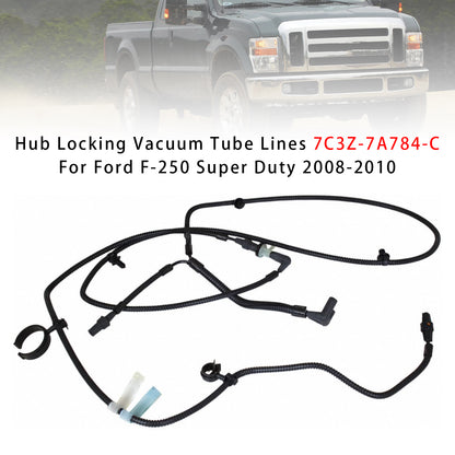 2008-2010 Ford Super Duty Models w/ 6.7L Diesel Engines 7C3Z-7A784-C Hub Locking Vacuum Tube Lines