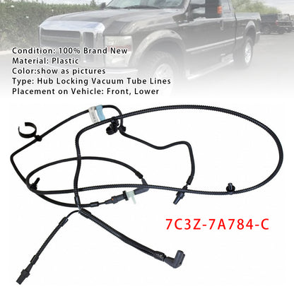 2008-2010 Ford Super Duty Models w/ 6.7L Diesel Engines 7C3Z-7A784-C Hub Locking Vacuum Tube Lines