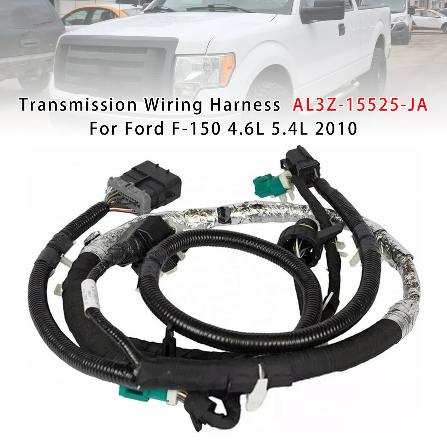 2010 Ford F-150 4.6L 5.4L AL3Z-15525-JA Transmission Wiring Harness