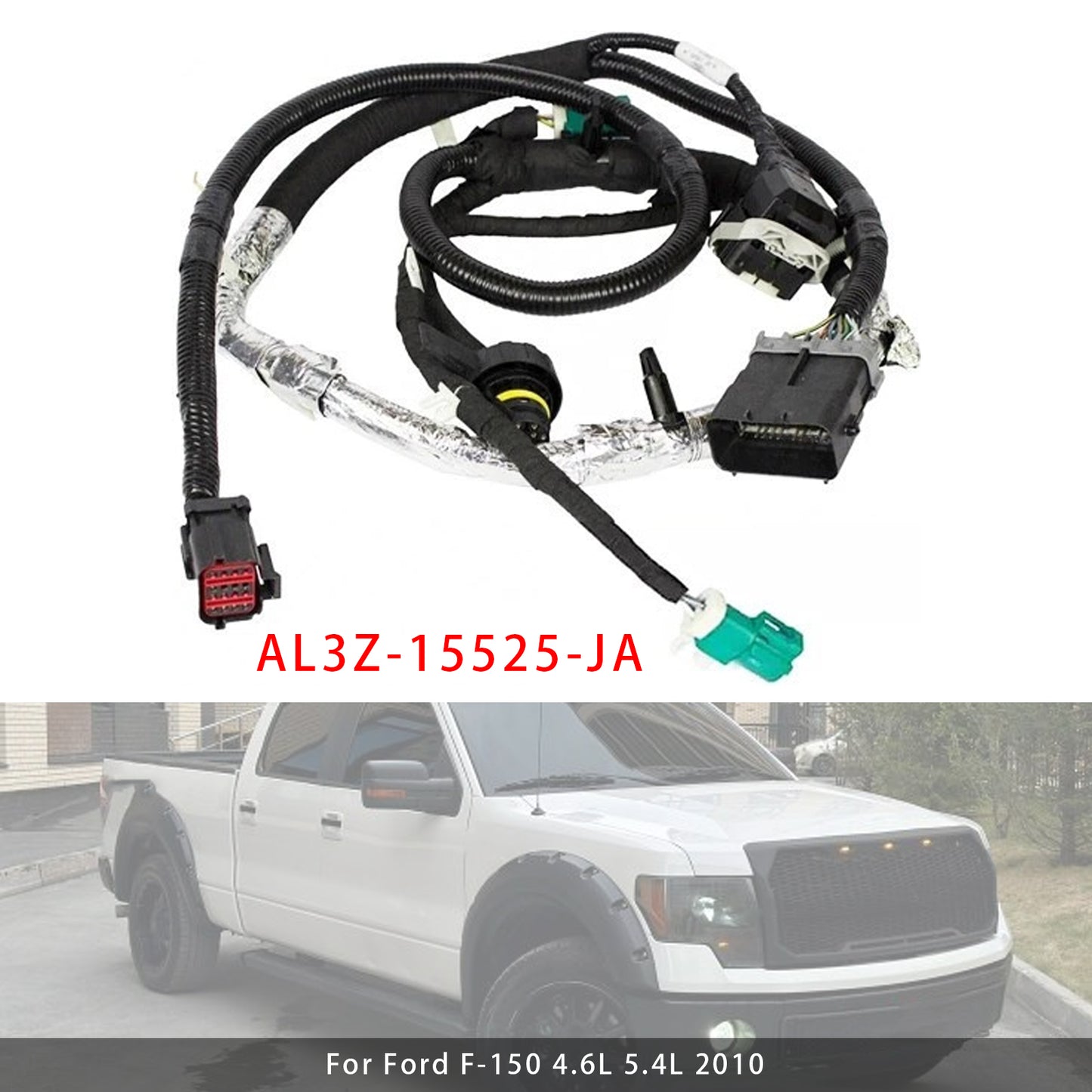 2010 Ford F-150 4.6L 5.4L AL3Z-15525-JA Transmission Wiring Harness