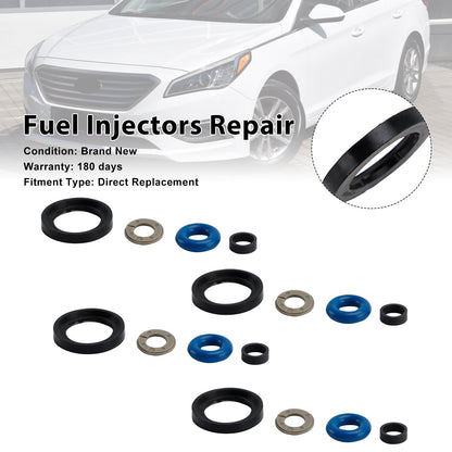 2016-2018 Hyundai Fit Kia Sorento 2.4L 353102GGA0 Fuel Injector Seal O-Ring Fit
