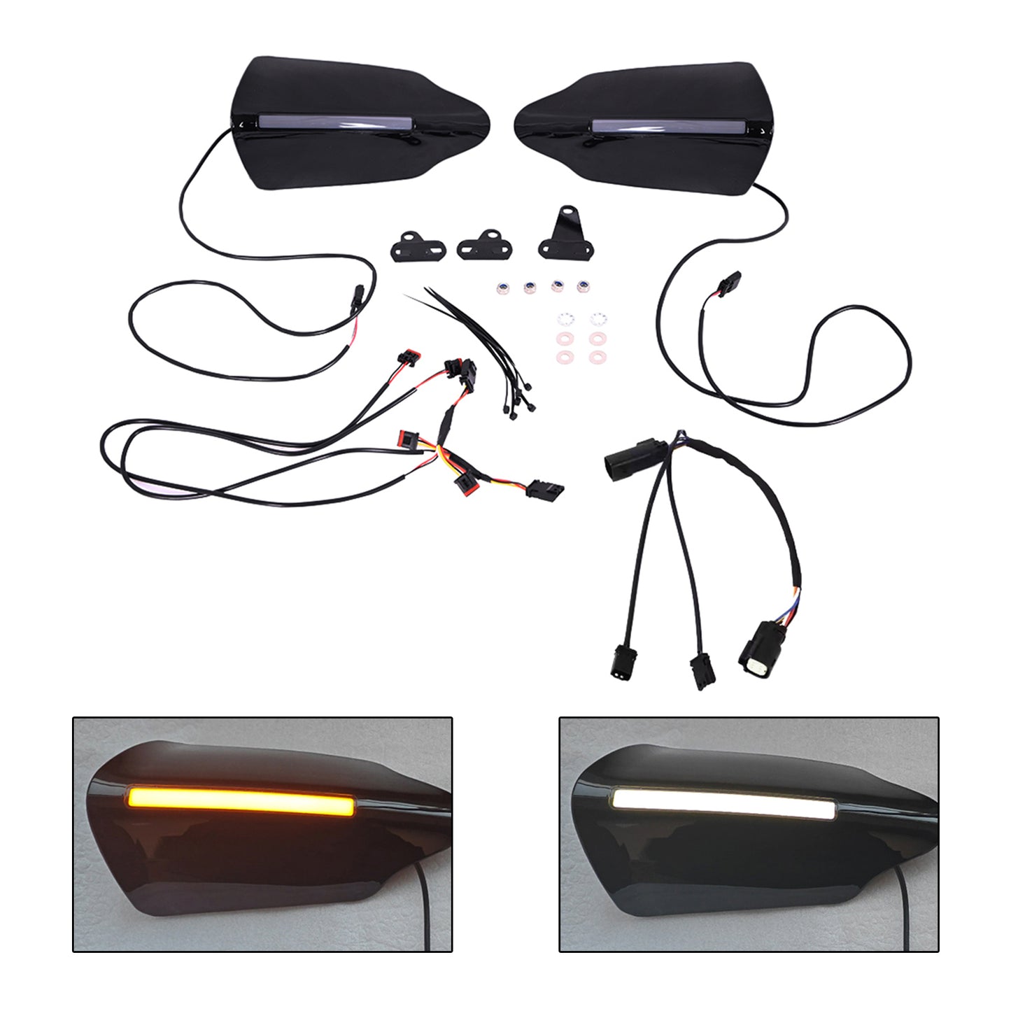 2024-2026 Street Glide Road Glide Electra Glide Handguard w/ turn signal fit
