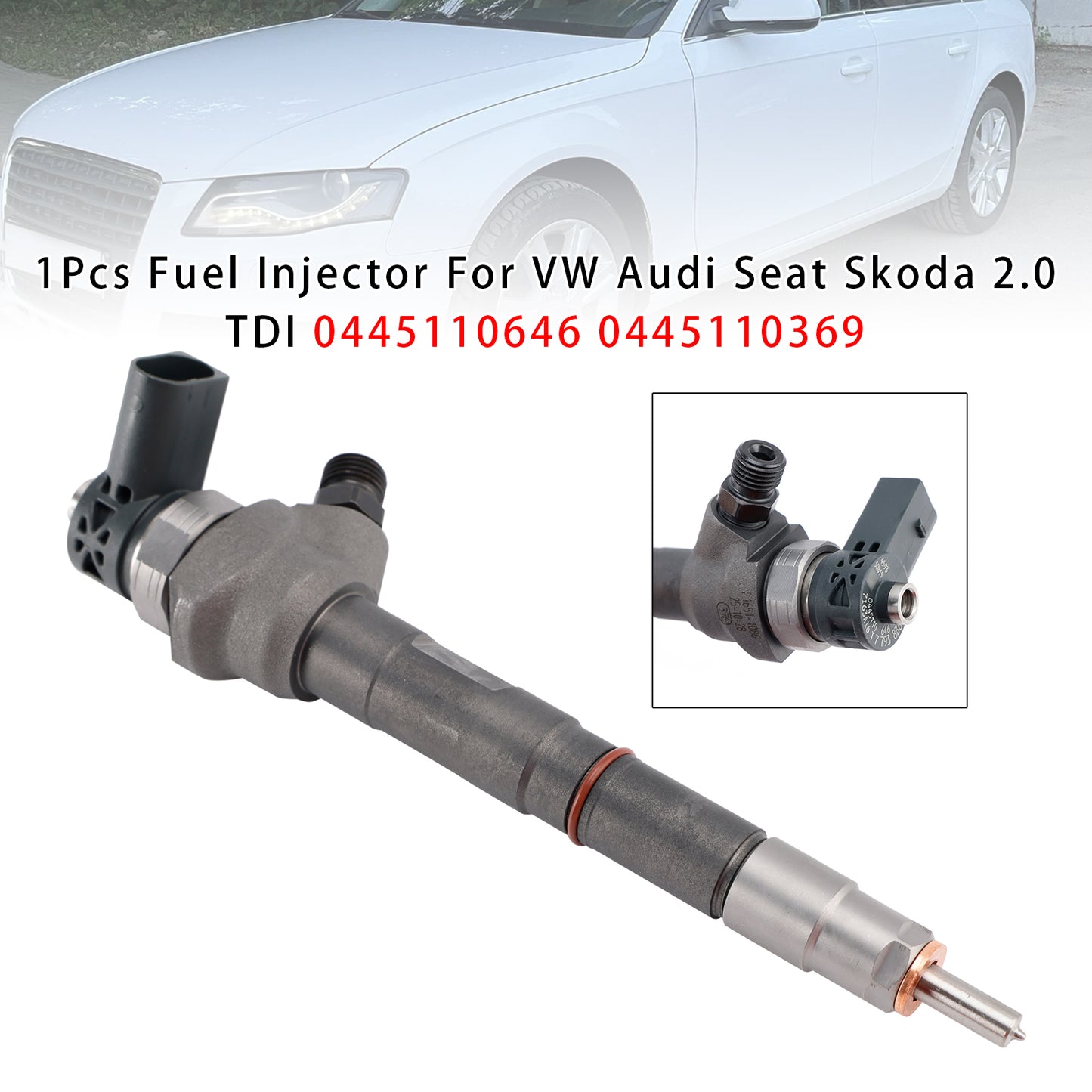 AUDI A3 A4 A5 Q5 TT 0445110646 1Pcs Fuel Injector