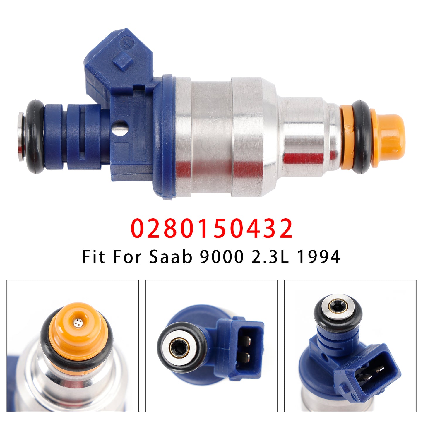 1994-1998 Saab 900 9000 2.3L 0280150432 1Pcs Fuel Injector