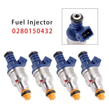 1994 Saab 9000 2.3L 0280150432 4Pcs Fuel Injector