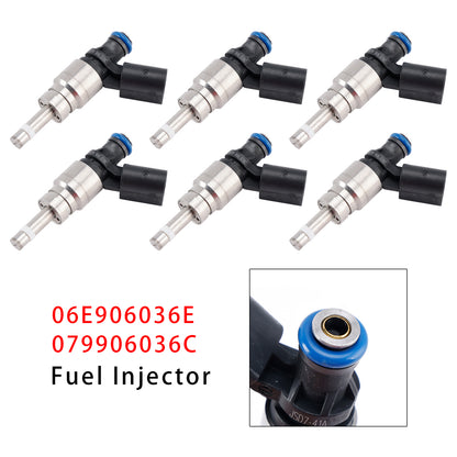 2009 Audi A4 B8 quattro 3.2L V6 CALA 06E906036AG 6Pcs Fuel Injector