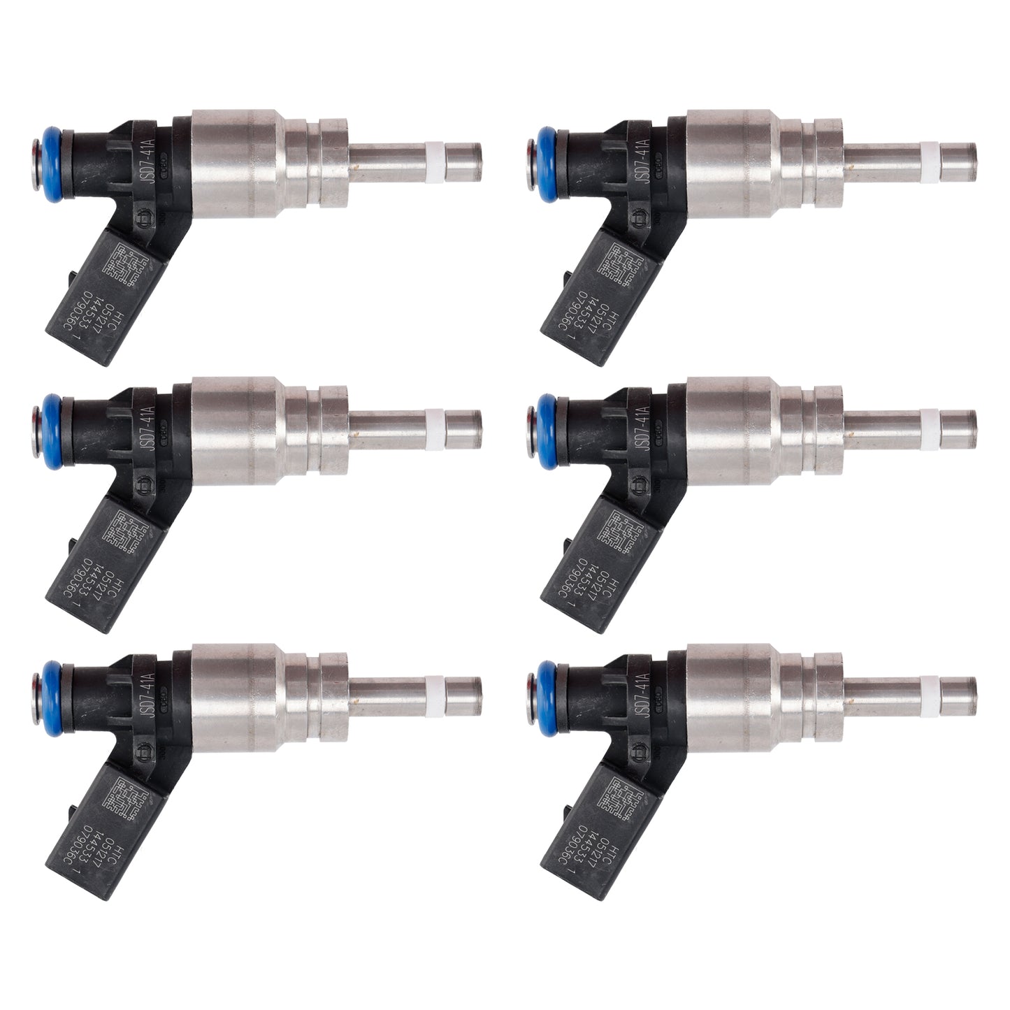 2009 Audi A4 B8 quattro 3.2L V6 CALA 06E906036AG 6Pcs Fuel Injector