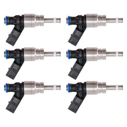 2009 Audi A4 B8 quattro 3.2L V6 CALA 06E906036AG 6Pcs Fuel Injector