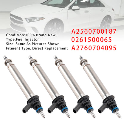 12-22 Mercedes Benz A2560700187 0261500065 A2760704095 4Pcs Fuel Injector