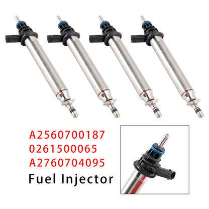 12-22 Mercedes Benz A2560700187 0261500065 A2760704095 4Pcs Fuel Injector
