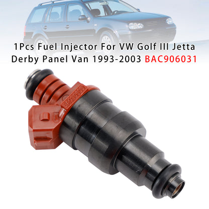 1993-2003 VW Golf III Jetta Derby Panel Van BAC906031 1Pcs Fuel Injector