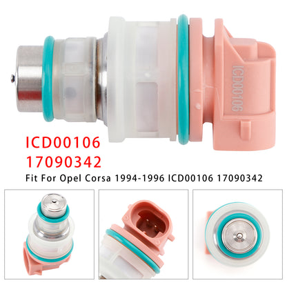 1994-1996 Opel Corsa ICD00106 17090342 1Pcs Fuel Injector