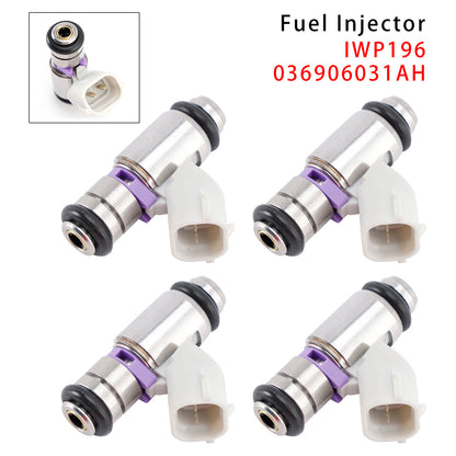 VW Golf Polo Seat Toledo Skoda Fabia IWP196 036906031AH 4Pcs Fuel Injector