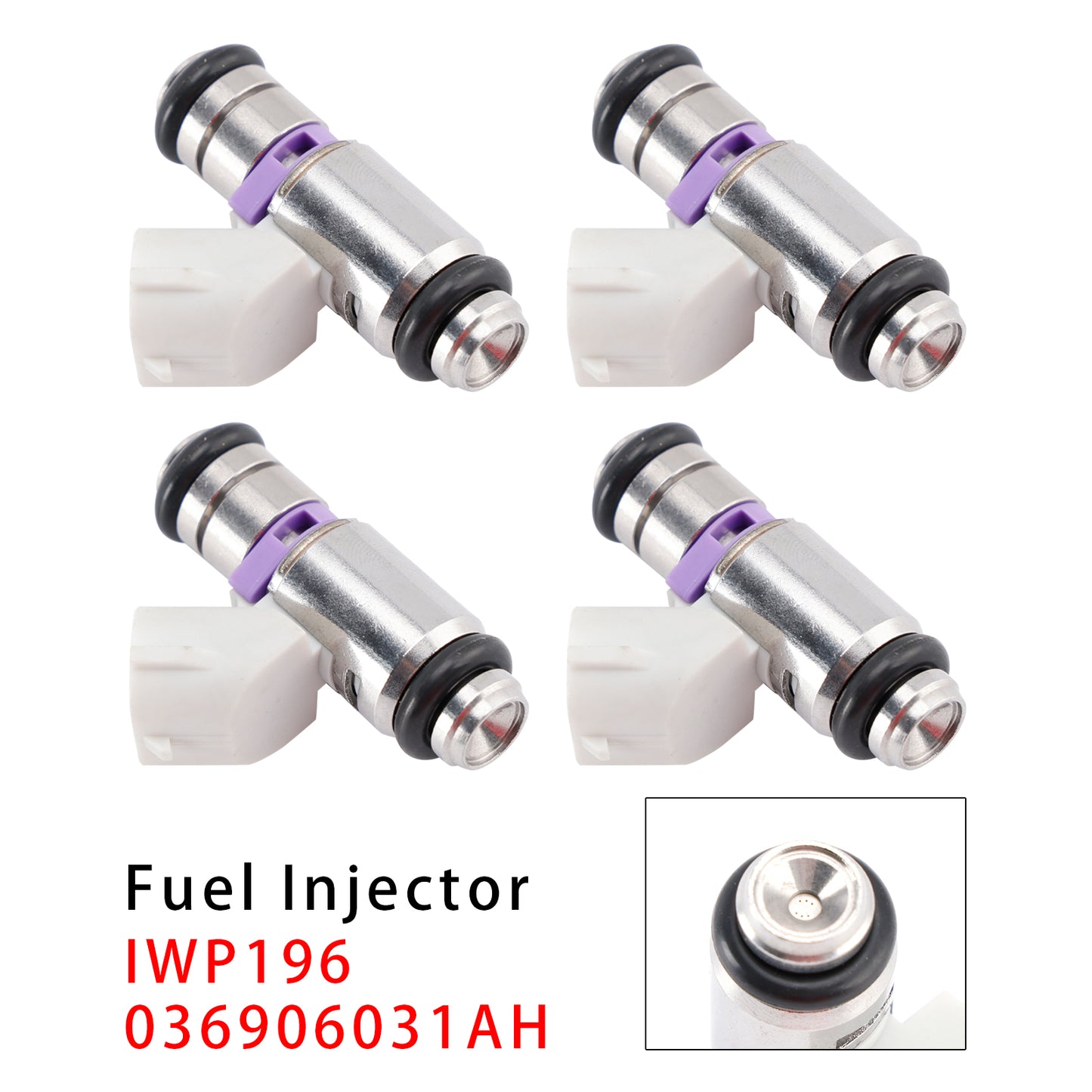 VW Golf Polo Seat Toledo Skoda Fabia IWP196 036906031AH 4Pcs Fuel Injector