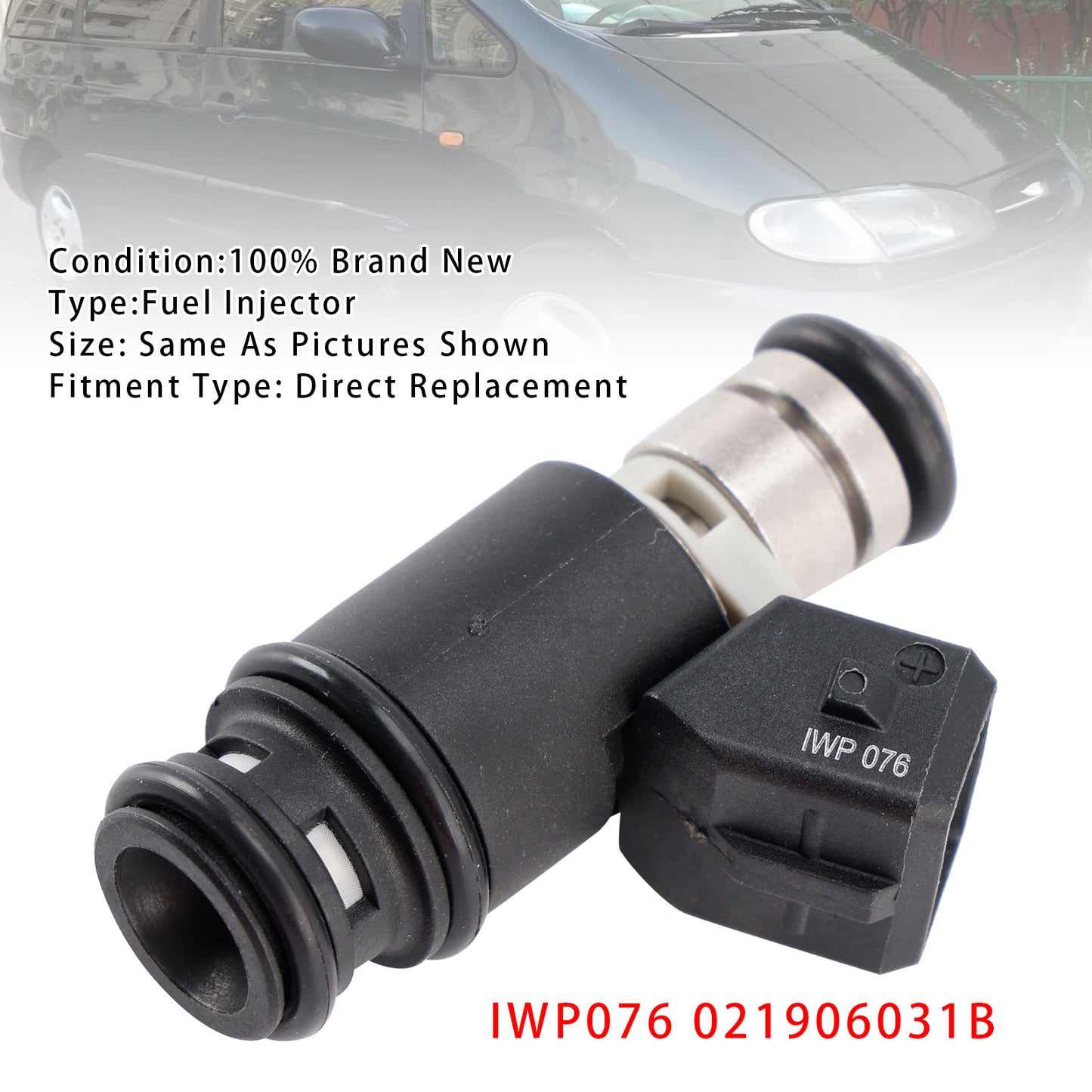 11.1995-4.2000 FORD GALAXY I (WGR) 2.8 i V6 128 KW / 174 HP 021906031D 1Pcs Fuel Injector
