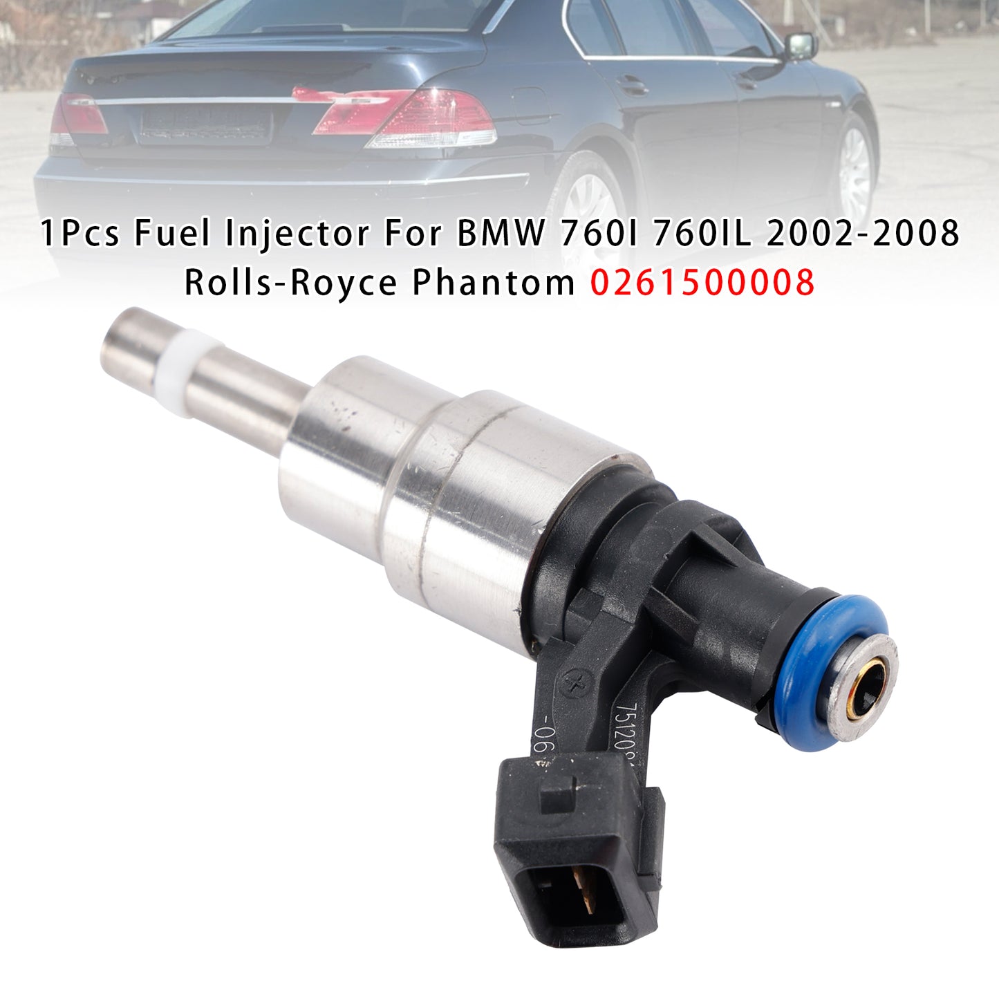 2002-2008 BMW 7(E65/E66)760I 760IL 0261500008 1Pcs Fuel Injector