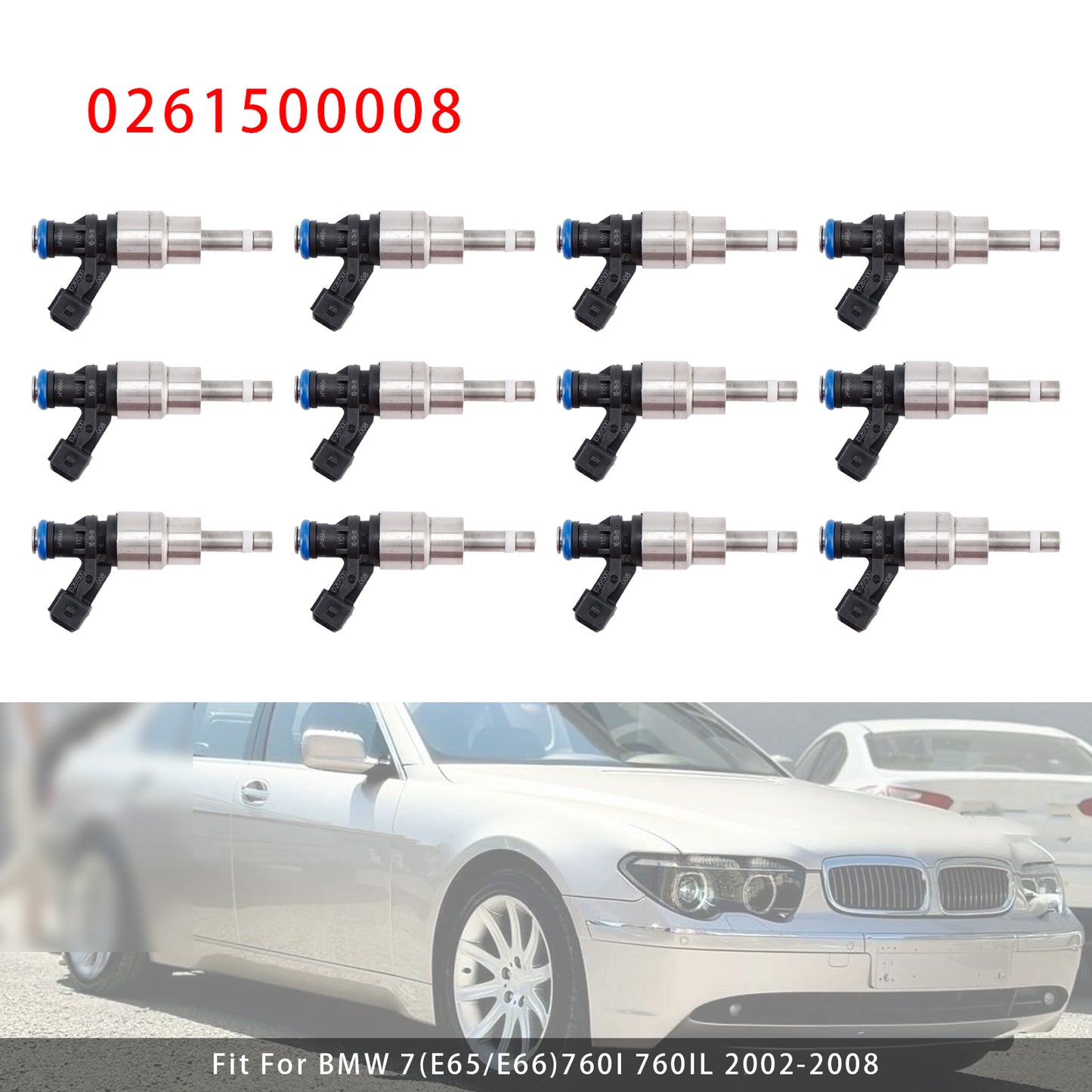 2002- Rolls-Royce Phantom 6.75 FJ742 12Pcs Fuel Injector