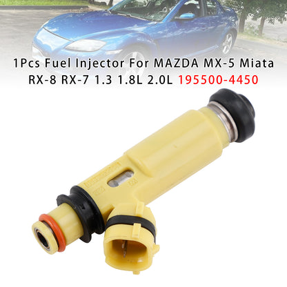 2004-2009 Mazda RX-8 1.3L 195500-4450 1Pcs Fuel Injector