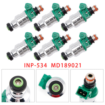 1994-1996 Mitsubishi Montero 3.5L V6 INP-534 MD189021 6Pcs Fuel Injector