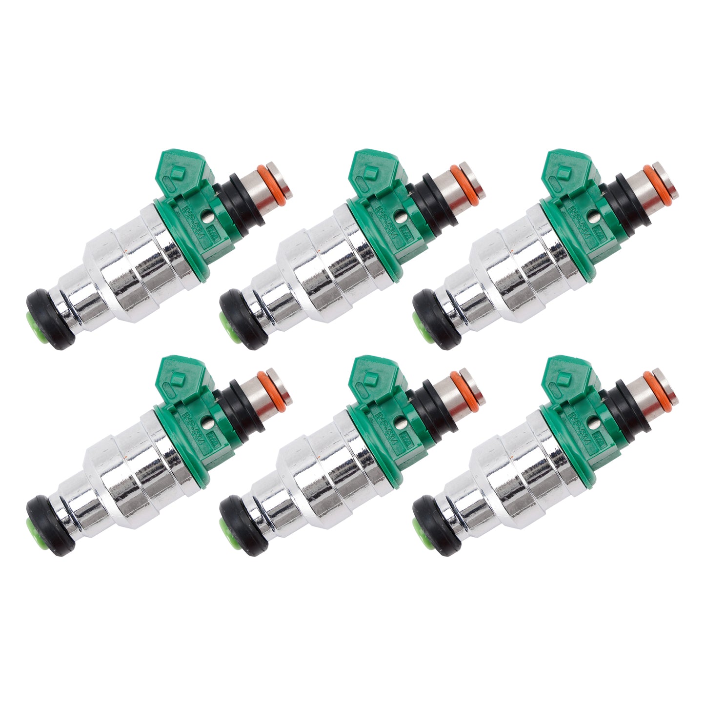 1994-1996 Mitsubishi Montero 3.5L V6 INP-534 MD189021 6Pcs Fuel Injector