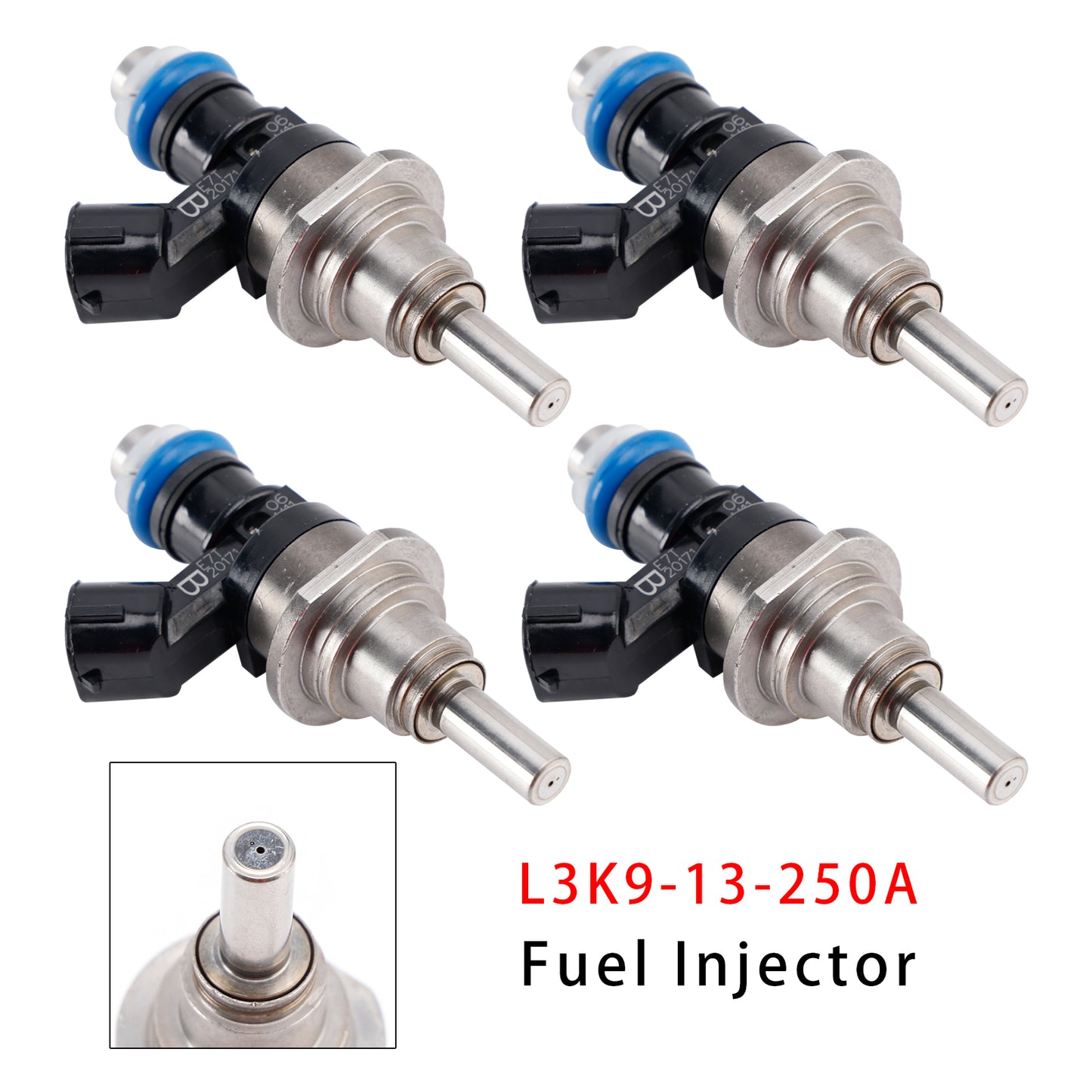 2006/12-2009/06 Mazda 3 BK 2.3 MPS Turbo 2261 ccm 191 KW 260 PS E7T20171 4Pcs Fuel Injector