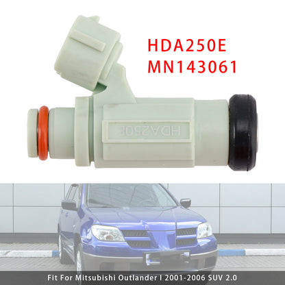 2001-2006 Mitsubishi Outlander I SUV 2.0 MN143061 1Pcs Fuel Injector