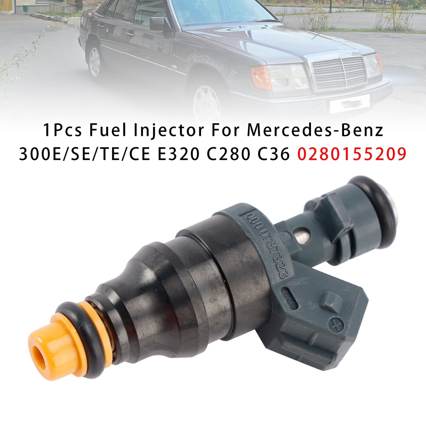 Mercedes-Benz 300E/SE/TE/CE E320 C280 C36 0280155209 1Pcs Fuel Injector