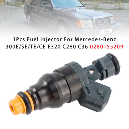 Mercedes-Benz 300E/SE/TE/CE E320 C280 C36 0280155209 1Pcs Fuel Injector