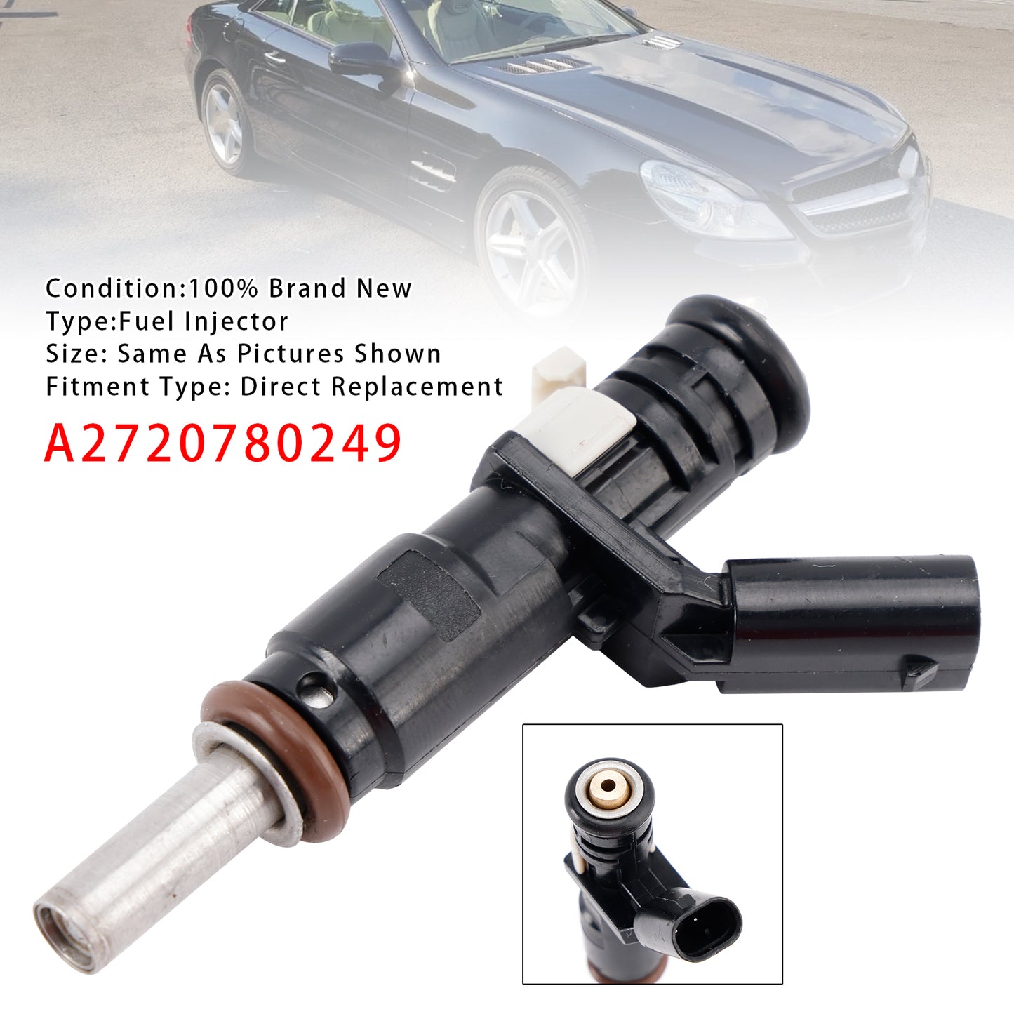 Mercedes-Benz E350 R350 S400 C280 C300 3.5L A2720780249 1Pcs Fuel Injector