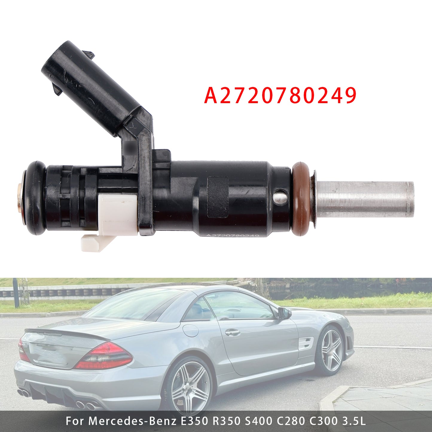 Mercedes-Benz E350 R350 S400 C280 C300 3.5L A2720780249 1Pcs Fuel Injector