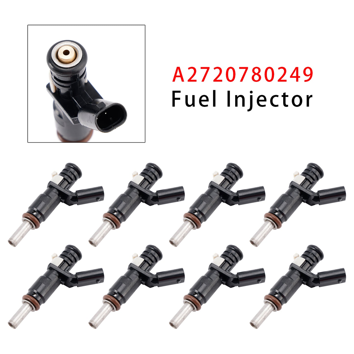 Mercedes-Benz E350 R350 S400 C280 C300 3.5L A2720780249 8Pcs Fuel Injector