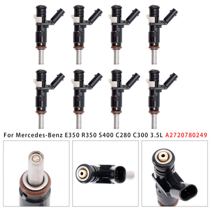 Mercedes-Benz E350 R350 S400 C280 C300 3.5L A2720780249 8Pcs Fuel Injector