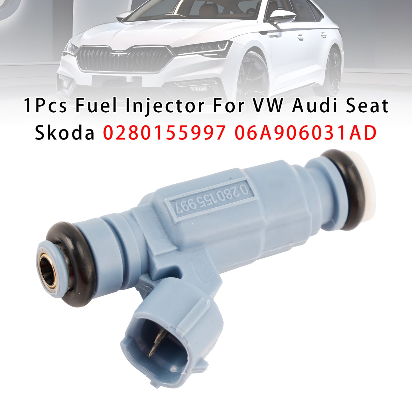 VW Audi Seat Skoda 0280155997 06A906031AD 06A906031 1Pcs Fuel Injector