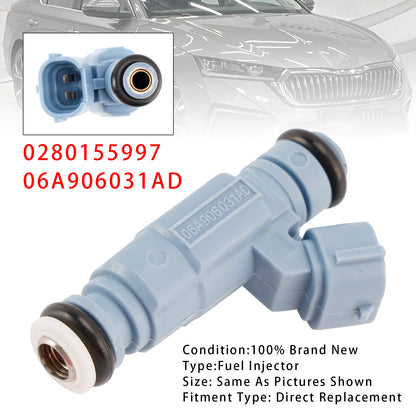 VW Audi Seat Skoda 0280155997 06A906031AD 06A906031 1Pcs Fuel Injector