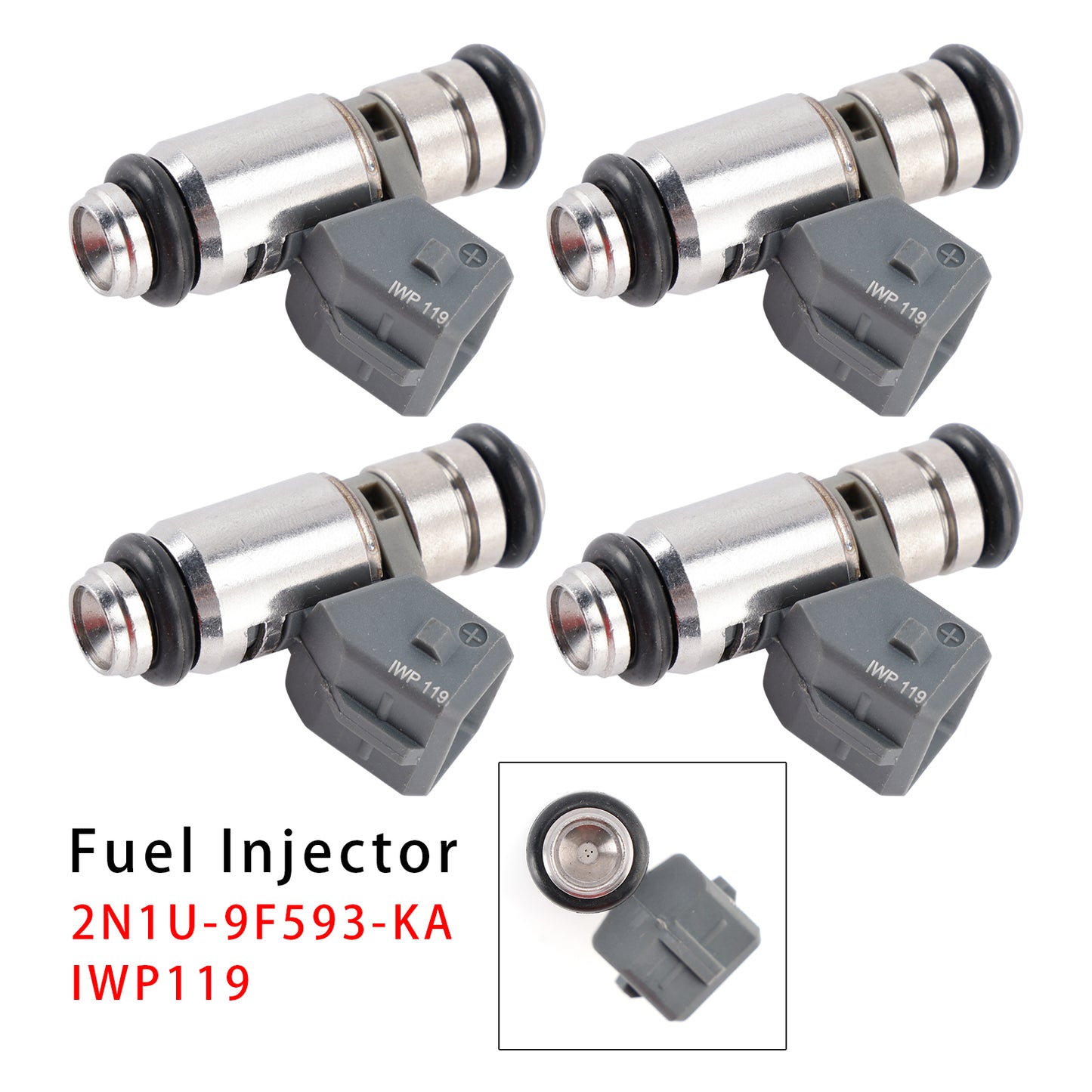 Ford Fiesta V JD JH KA 1.3L 2N1U-9F593-KA IWP119 4Pcs Fuel Injector
