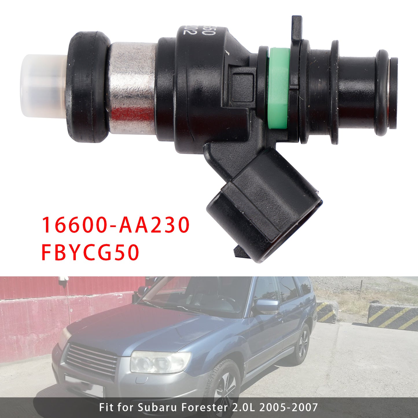 Subaru Forester Impreza Legacy 2.0L 16600-AA230 FBYCG50 1Pcs Fuel Injector