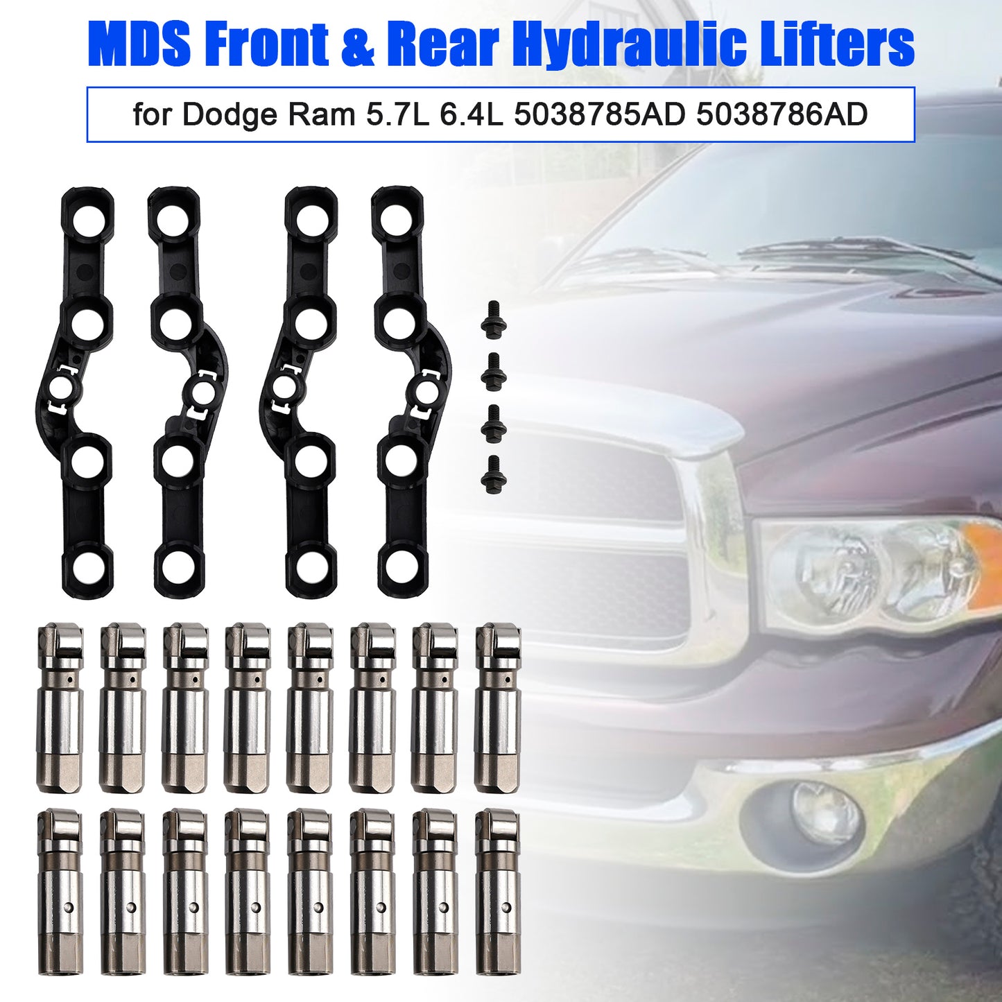 2006–2023 Chrysler 300 6.4L / 5.7L models 5038785AD MDS Front & Rear Hydraulic Lifters