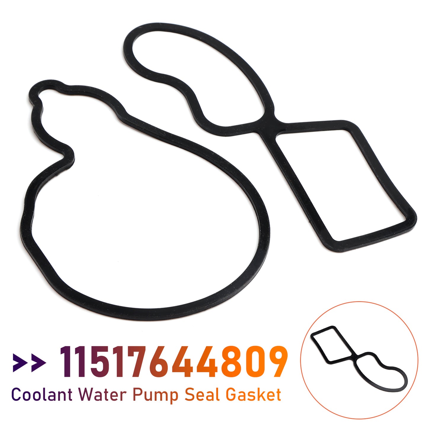 2015-2017 BMW 2 Series Convertible (F23) 11517644809 Coolant Water Pump Seal Gasket
