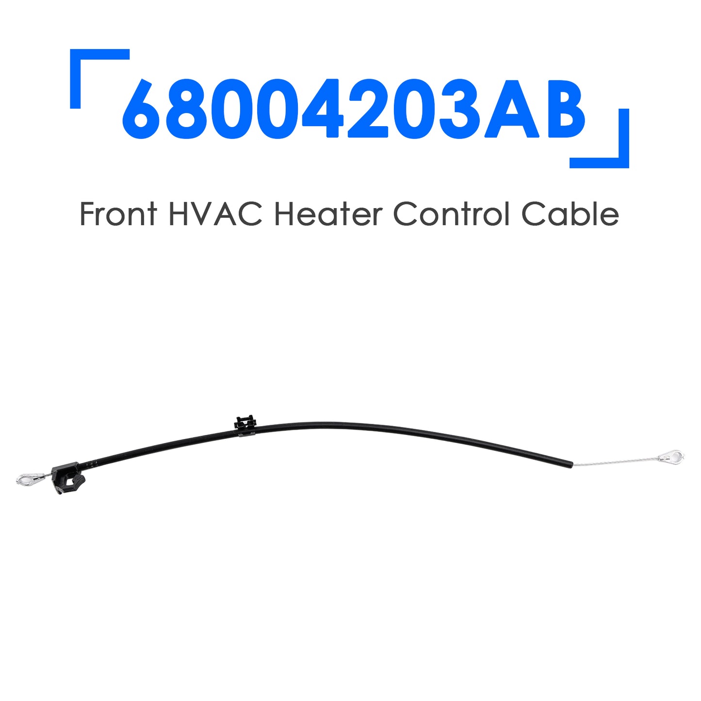 2007-2010 Jeep Wrangler 68004203AA Front HVAC Heater Control Cable