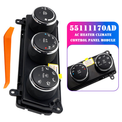 2011-2013 Jeep Wrangler 55111170AD AC Heater Climate Control Panel Module