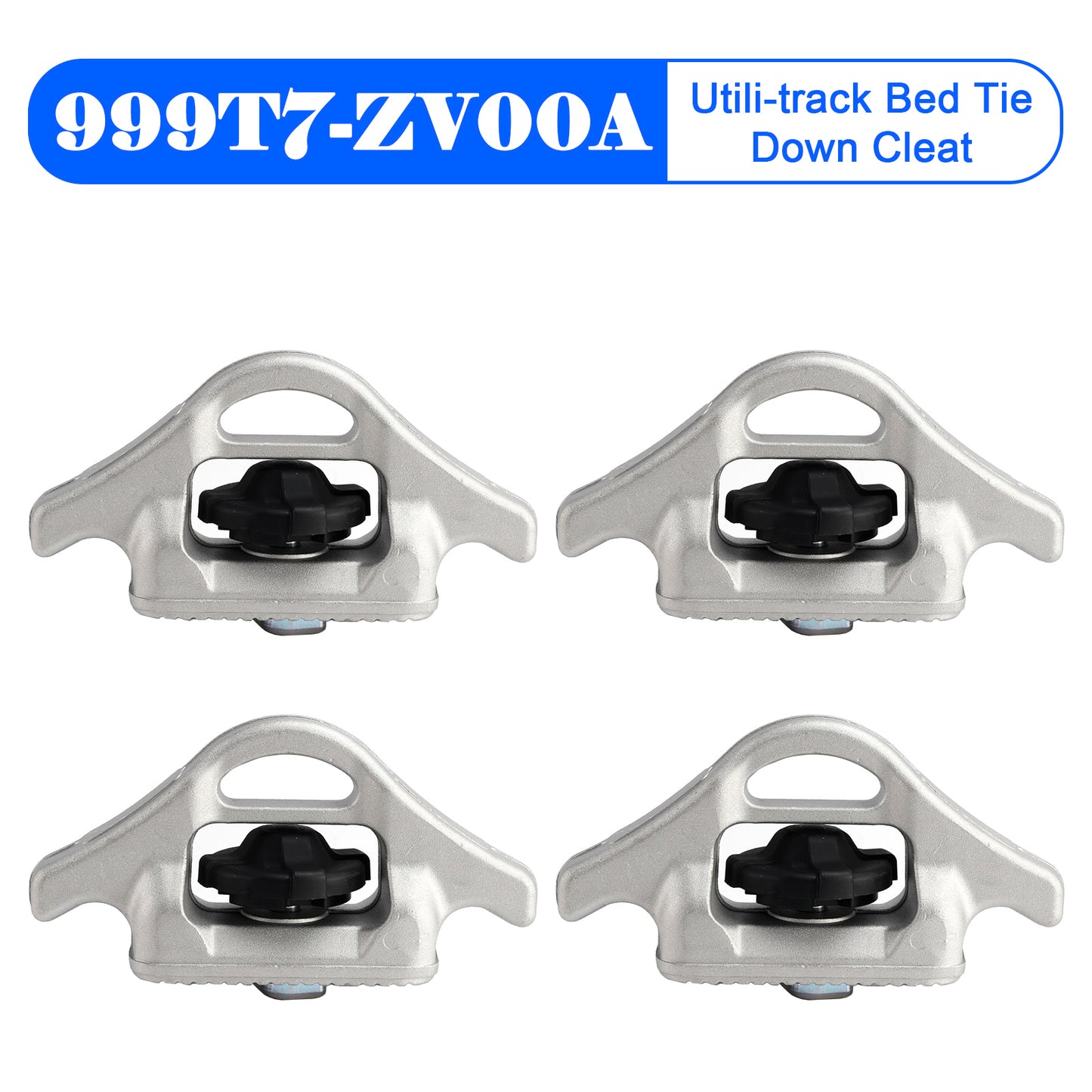 2005-2025 Nissan Frontier 999T7-ZV00A 4 Pcs Utili-track Bed Tie Down Cleat