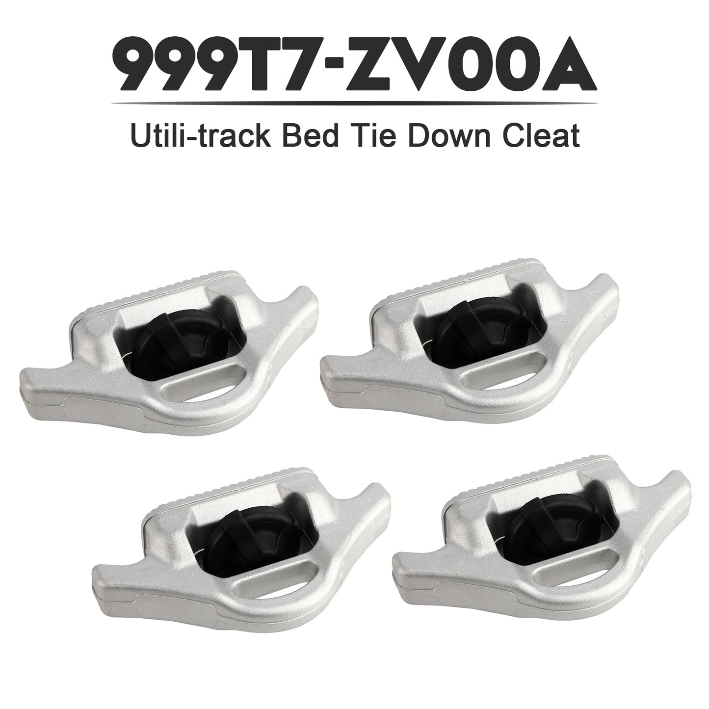 2005-2025 Nissan Frontier 999T7-ZV00A 4 Pcs Utili-track Bed Tie Down Cleat