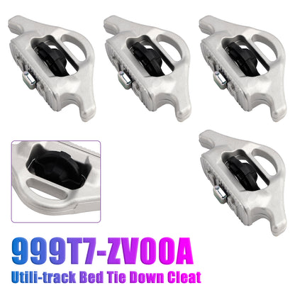 2005-2025 Nissan Frontier 999T7-ZV00A 4 Pcs Utili-track Bed Tie Down Cleat