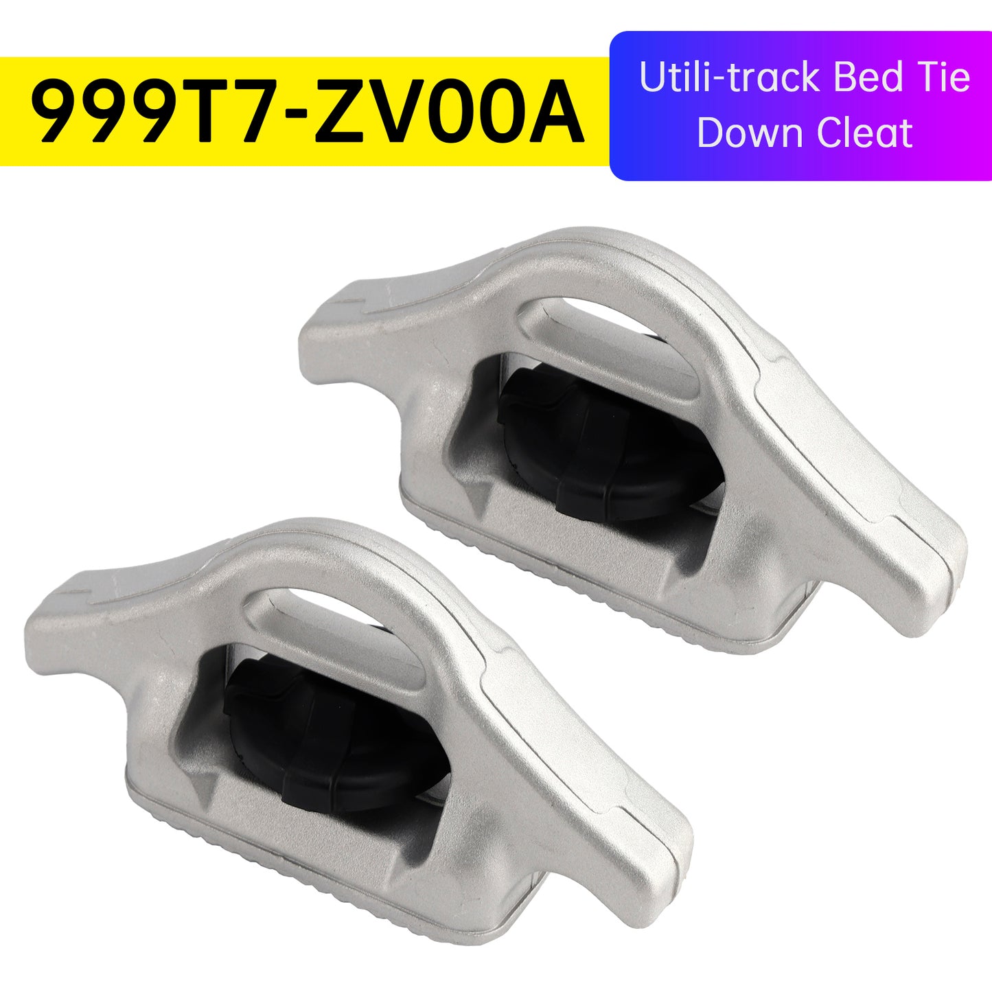 2005-2025 Nissan Frontier 999T7-ZV00A 2 Pcs Utili-track Bed Tie Down Cleat