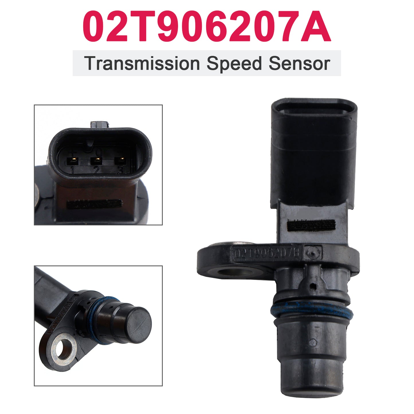 Audi A1 A3 Q2 Q3 02T906207A Transmission Speed Sensor