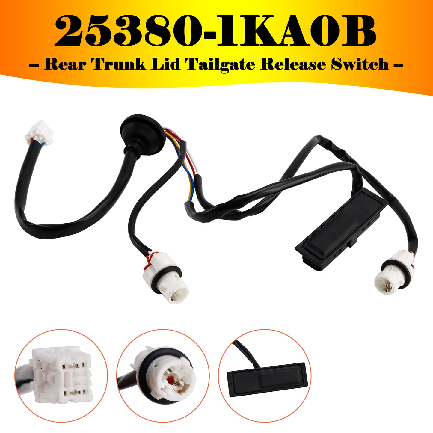 2011-2015 Nissan Juke 25380-1KA0B Rear Trunk Lid Tailgate Release Switch