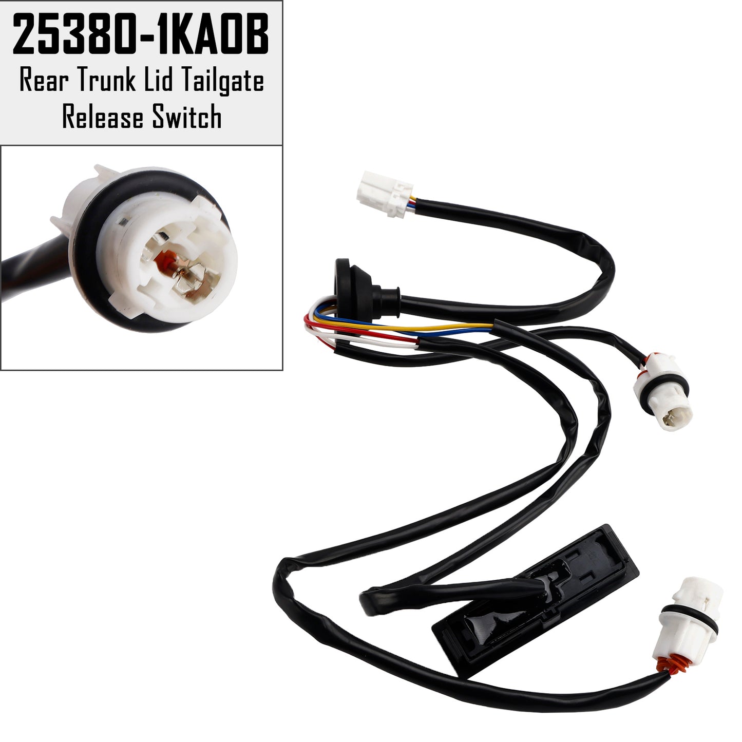 2011-2015 Nissan Juke 25380-1KA0B Rear Trunk Lid Tailgate Release Switch